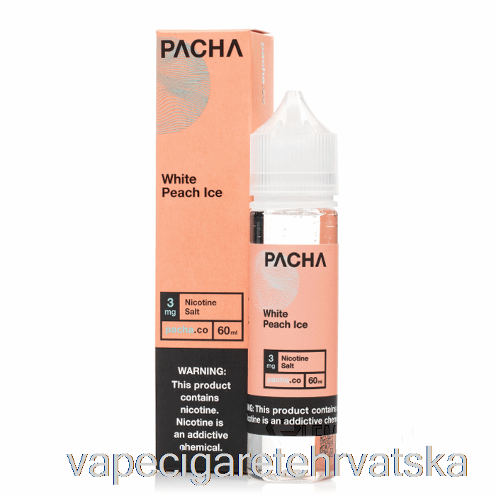 Vape Cigarete Bijela Breskva Led - Pacha - 60ml 6mg